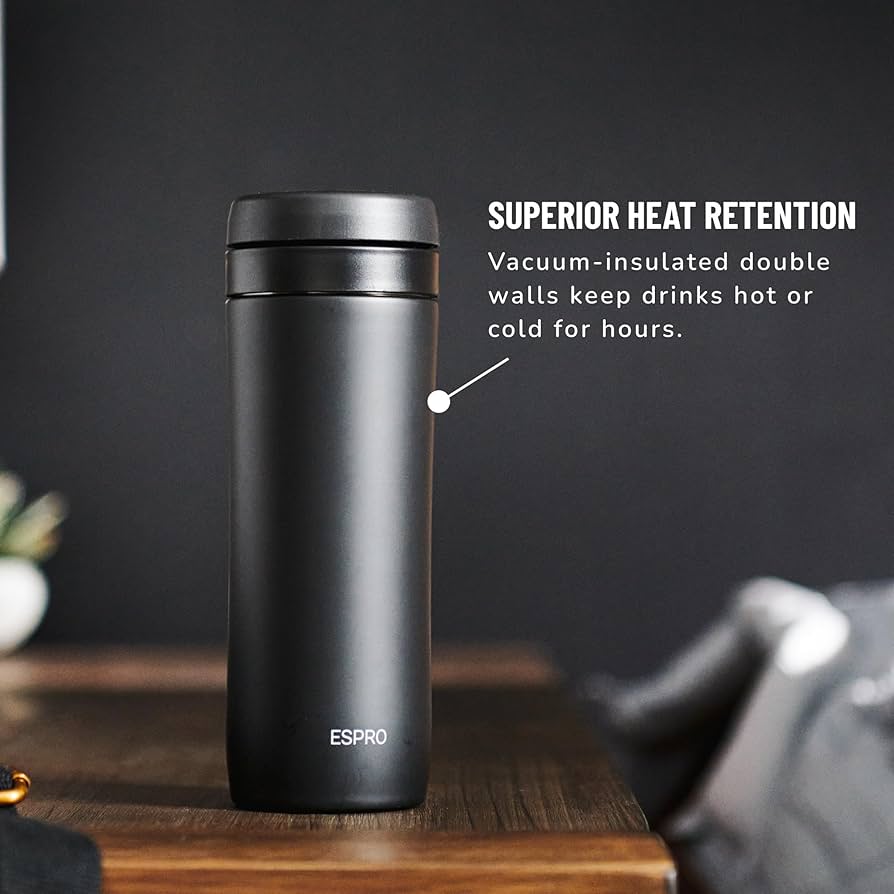 ESPRO コーヒープレス エスプロ・プレス マッドブラック 海外で人気のESPRO（エスプロ）トラベルプレスを1ヶ月間使用し